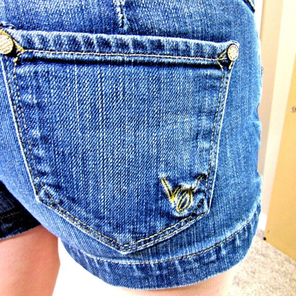 Bebe Short Shorts, Jean Hot Pants, Summer Womens Juniors size 27 - Picture 6 of 12